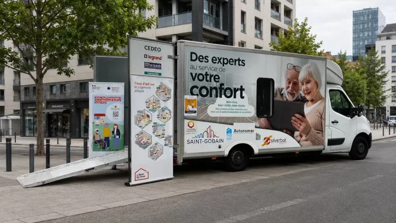 Illustration : Silver Truck - Au service de l'autonomie et du maintien à domicile
